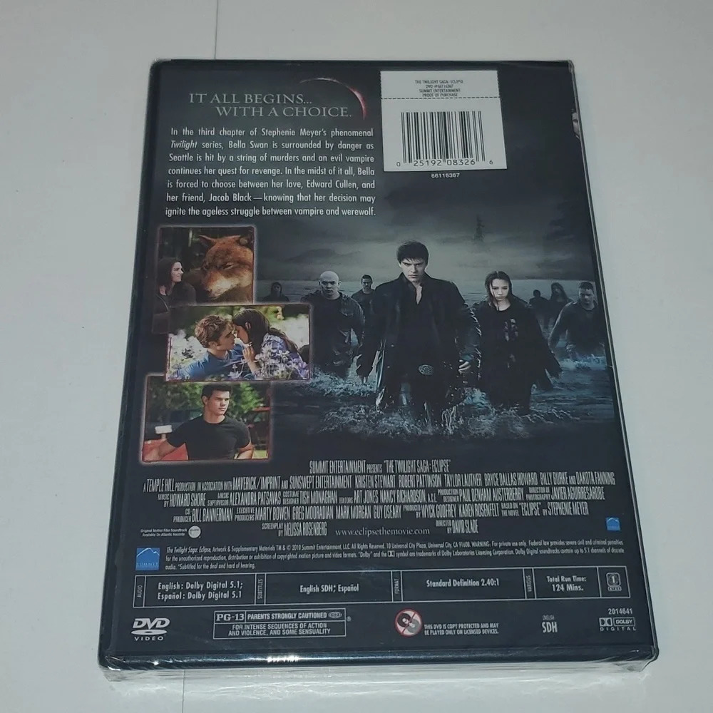 The Twilight Saga DVD Bundle Twilight, New Moon and Eclipse.  NWT Lot of 3 - Picture 5 of 7